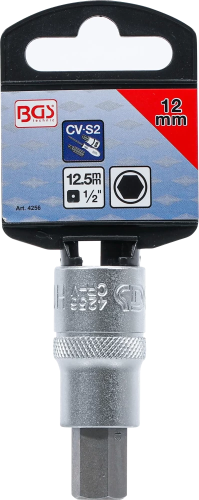 Behajtófej | 12,5 mm (1/2") | Belső hatszögletű 12 mm