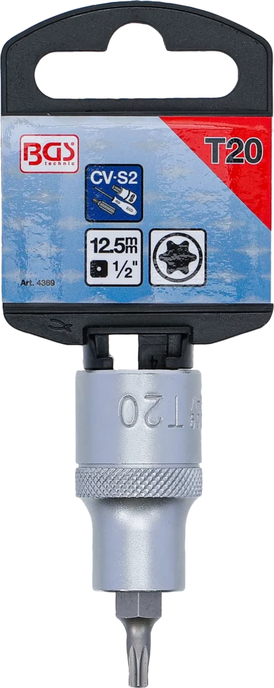 Behajtófej | 12,5 mm (1/2") | T-profil (Torx) T20