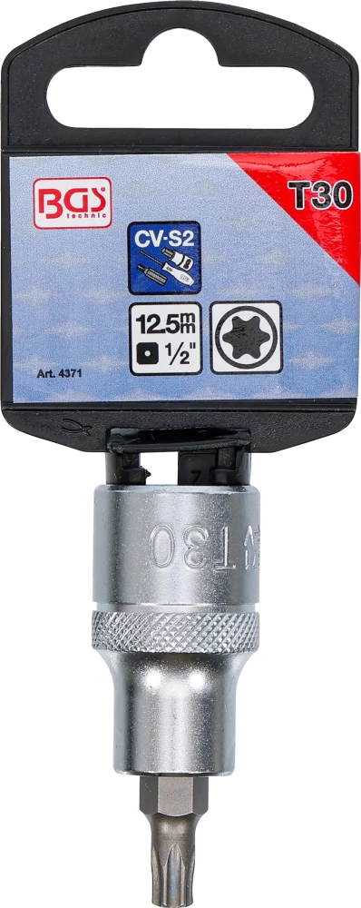 Behajtófej | 12,5 mm (1/2") | T-profil (Torx) T30