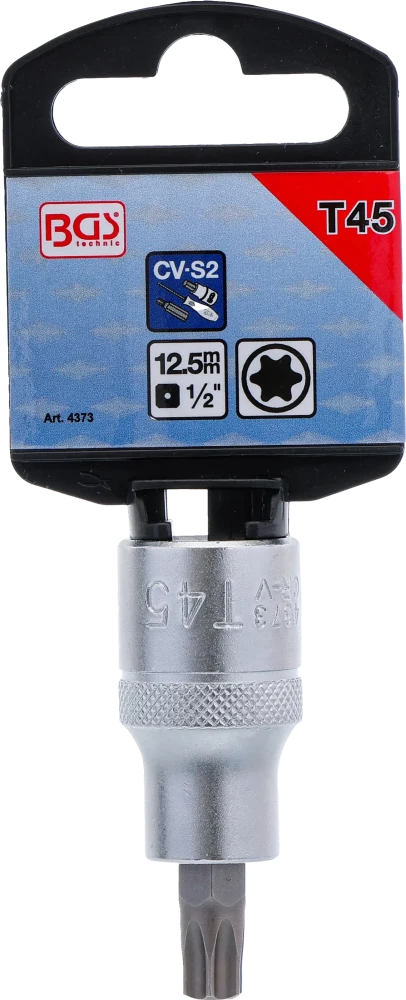 Behajtófej | 12,5 mm (1/2") | T-profil (Torx) T45