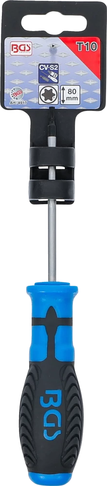 Csavarhúzó | T-profil (Torx) T10 | Pengehossz 80 mm