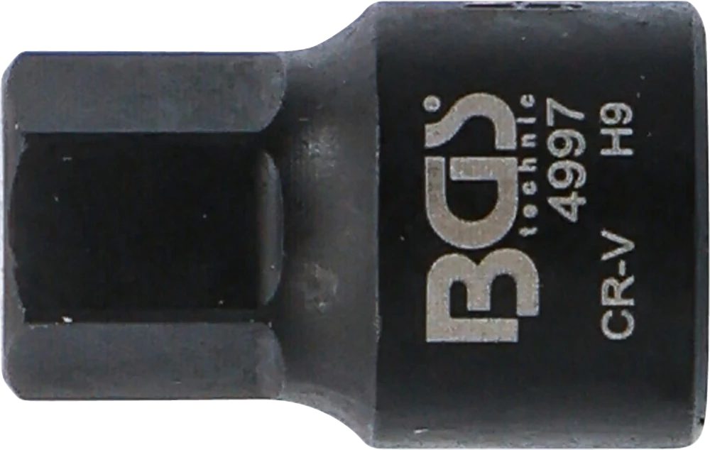 Féknyereg kulcs | Belső hatszögletű | extra rövid | 9 mm