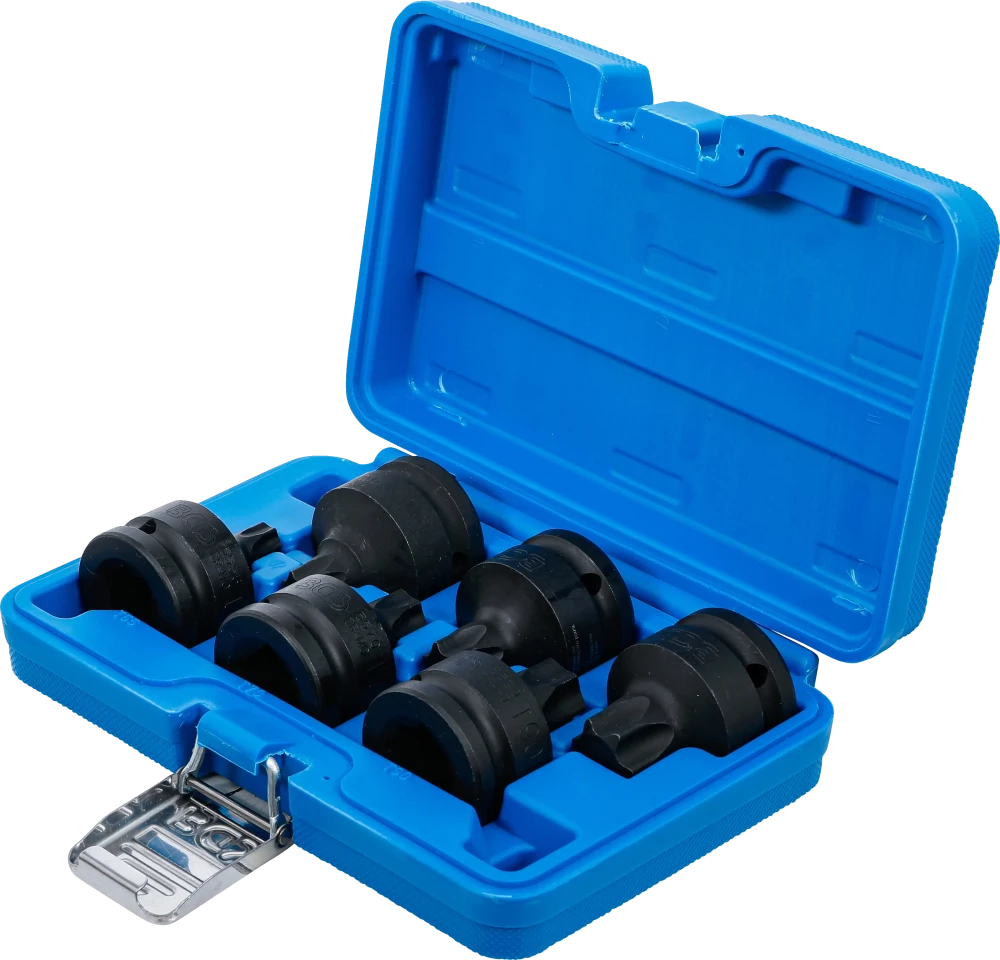 Levegős dugókulcskészlet | 20 mm (3/4") | T-profil (Torx) T55 - T100 | 6 darabos