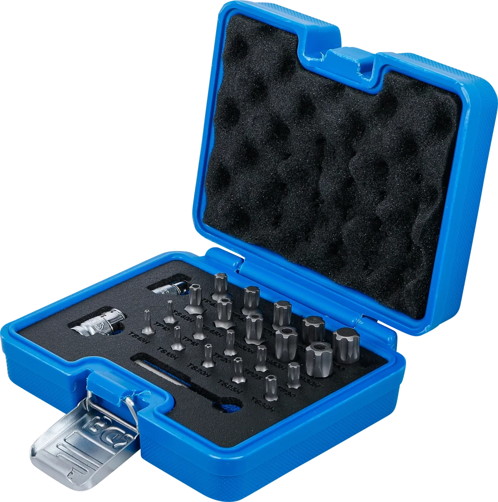 Behajtófej készlet | TS-profil (Torx Plus) | 23 darabos