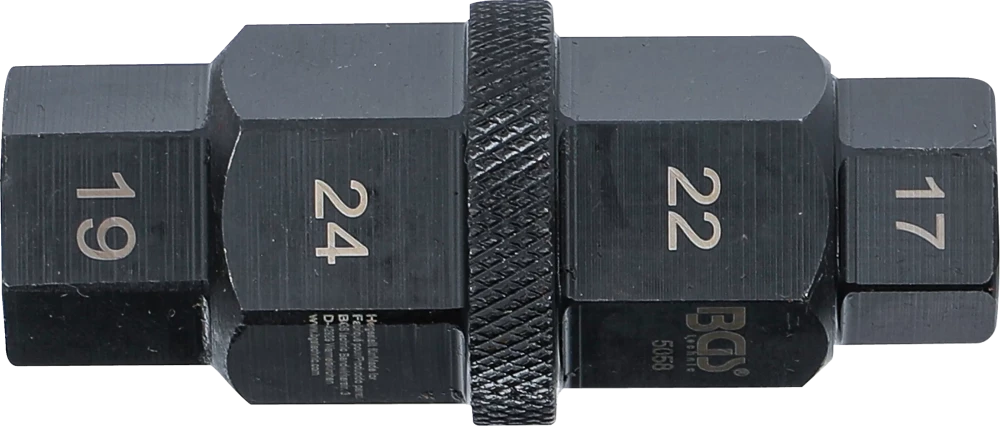 Motorkerékpár speciális betét | 10 mm (3/8") | 17 - 19 - 22 - 24 mm