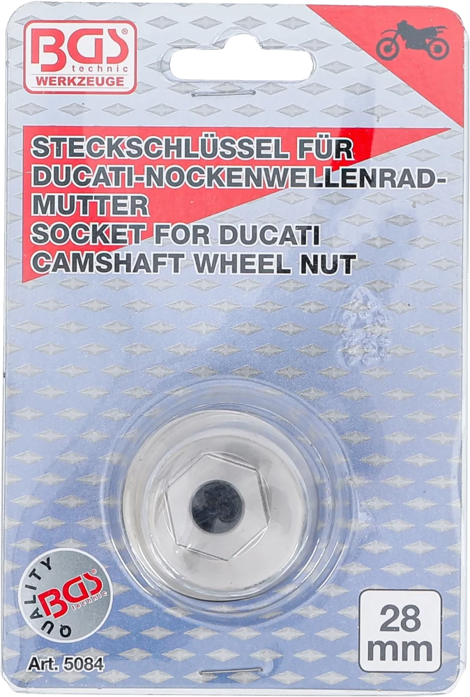 Speciális betét | Ducati vezérműtengely-kerékanyákhoz | 28 mm