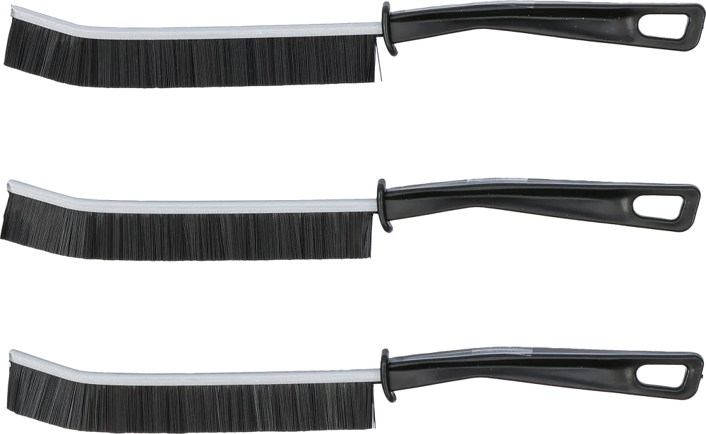 Sarok-tisztítási kefe szett kemény szálakkal | 230 mm | 3 darabos