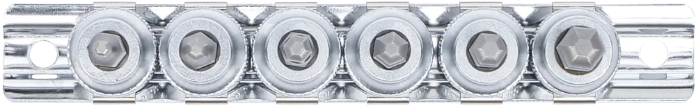 Behajtófej-készlet | 10 mm (3/8") | Belső hatszögletű gömbfejes 3 - 8 mm | 6 darabos