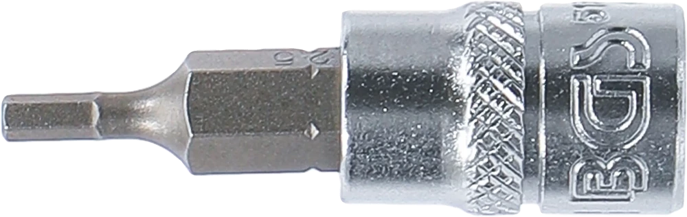 Behajtófej | 6,3 mm (1/4") | belső hat szögletű hajtás furattal 2,5 mm