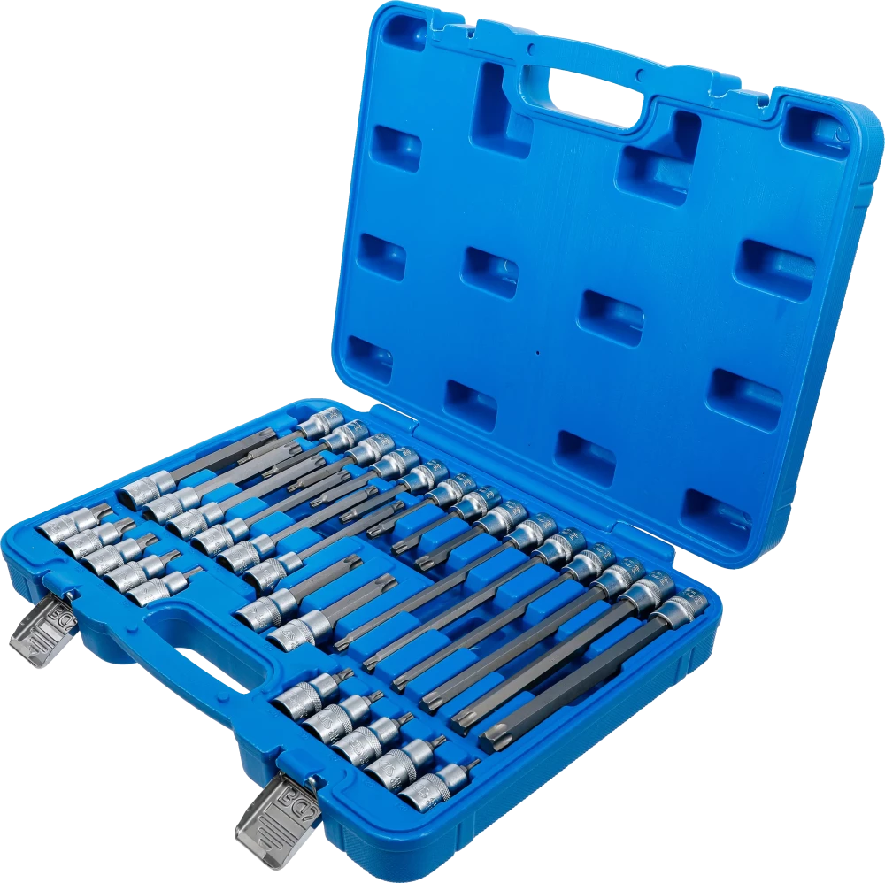 Behajtófej-készlet | 12,5 mm (1/2") | T-profil (Torx) | 32 darabos