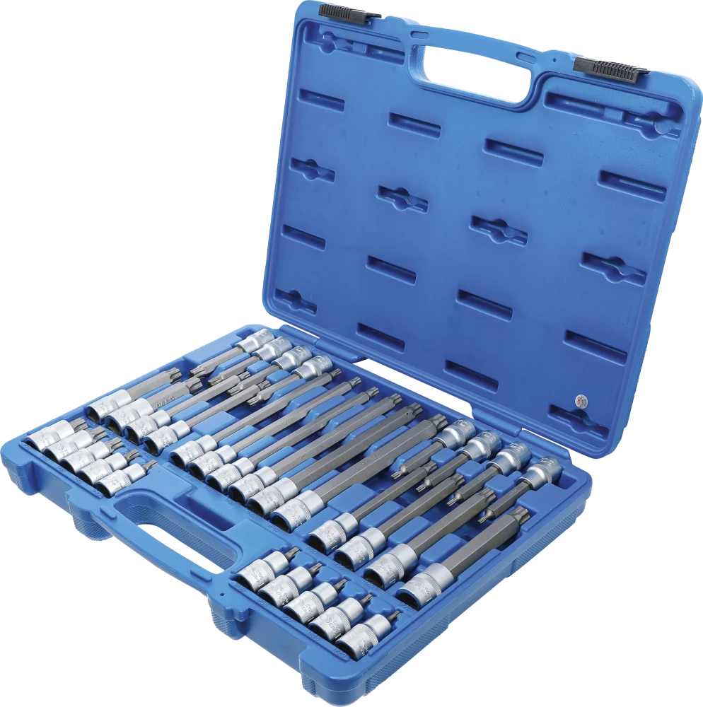 Behajtófej-készlet | 12,5 mm (1/2") | TP-profil (Torx Plus) TP20 - TP70 | 32 darabos