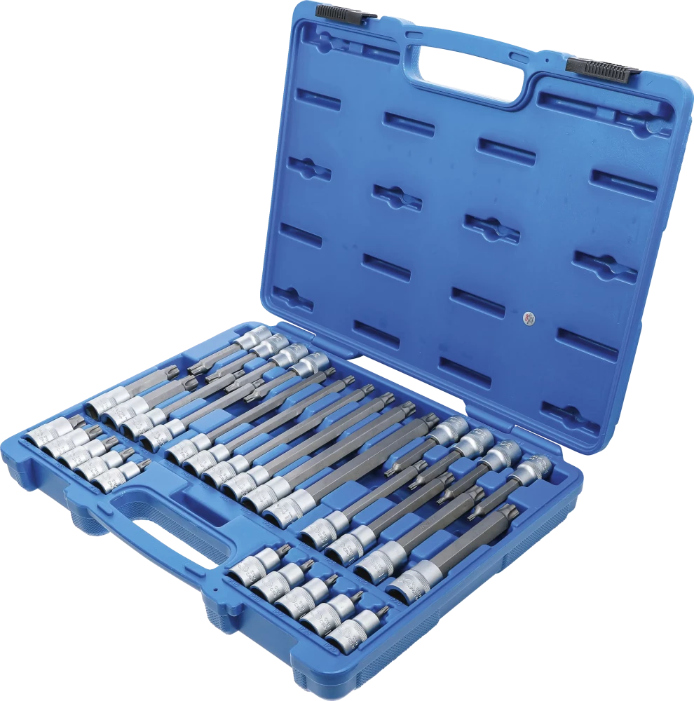 Behajtófej-készlet | 12,5 mm (1/2") | TPS-profil (Torx Plus) furattal TPS20 - TPS70 | 32 darabos