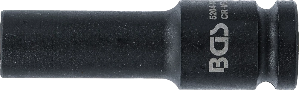 Levegős dugókulcs E-profil, mély | 12,5 mm (1/2") | E14