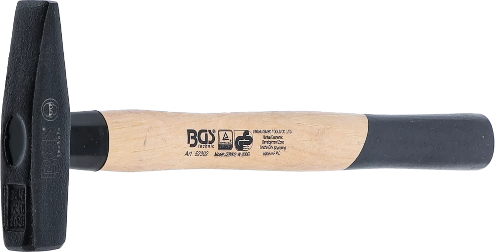 Lakatoskalapács | Hickory nyéllel | DIN 1041 | 200 g