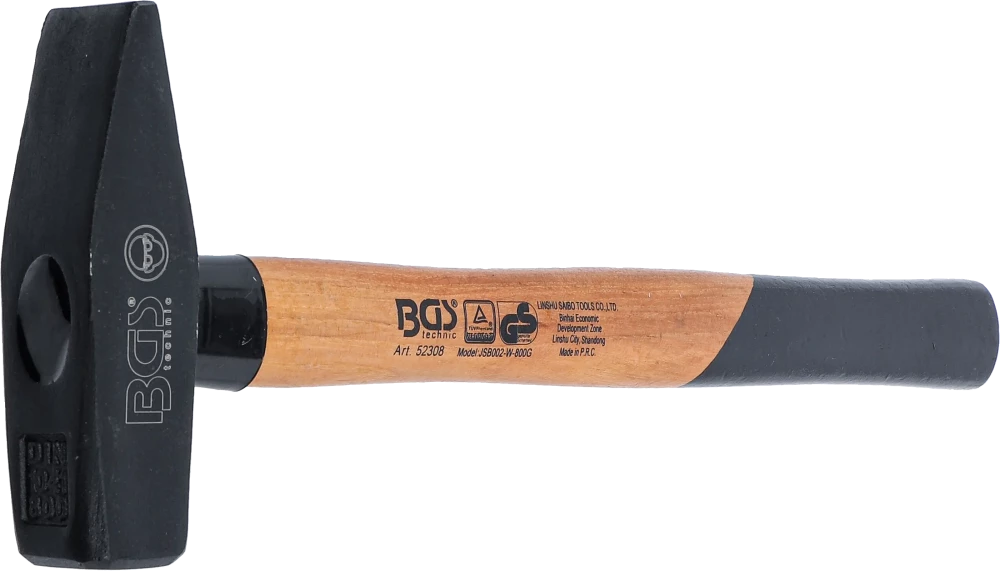Lakatoskalapács | Hickory nyéllel | DIN 1041 | 800 g