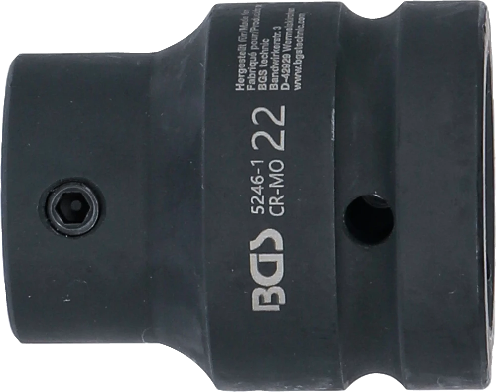 Behajtófej-adapter | a BGS 5246-hez | 25 mm (1) - Belső hatszögletű 22 mm