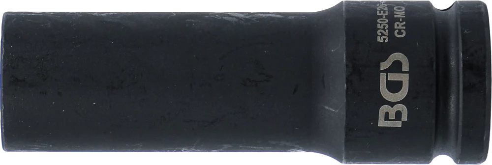 Levegős dugókulcs E-profil, mély | 20 mm (3/4") | E26