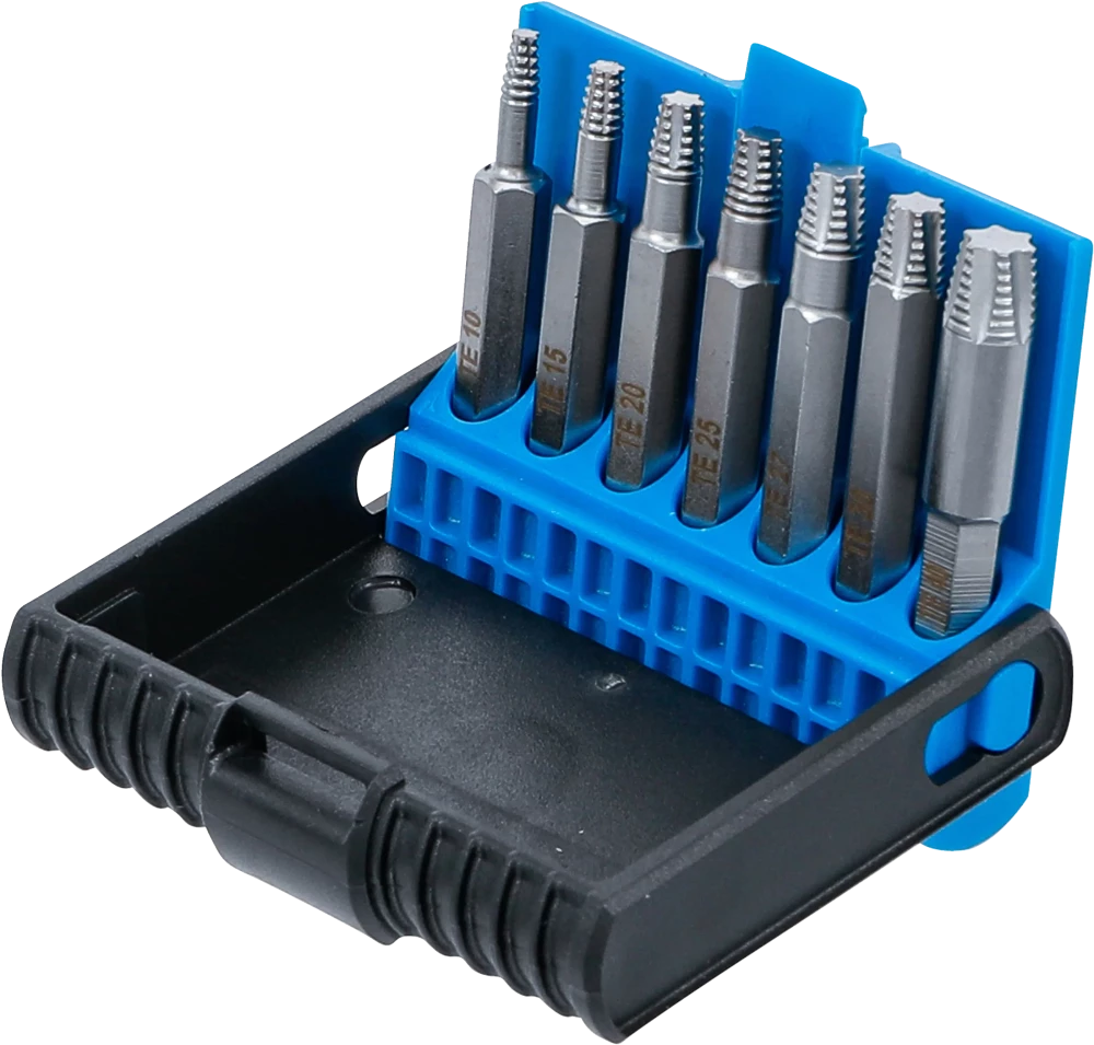 Csavarkiszedő készlet | hibás T-profilhoz (Torx) T10 - T40 | 7 darabos