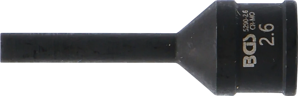 Izzítógyertya elektróda kiszedő betét | 6,3 mm (1/4") | 2,6 mm