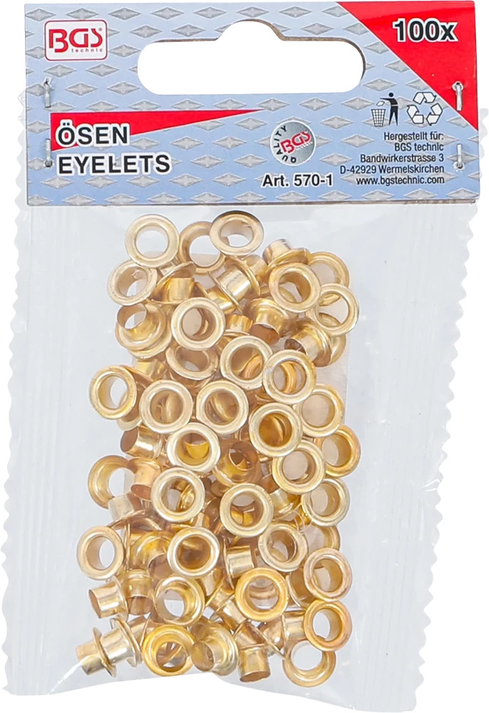 Szegecs-készlet | 4,5 x 5,0 mm | 100 darabos