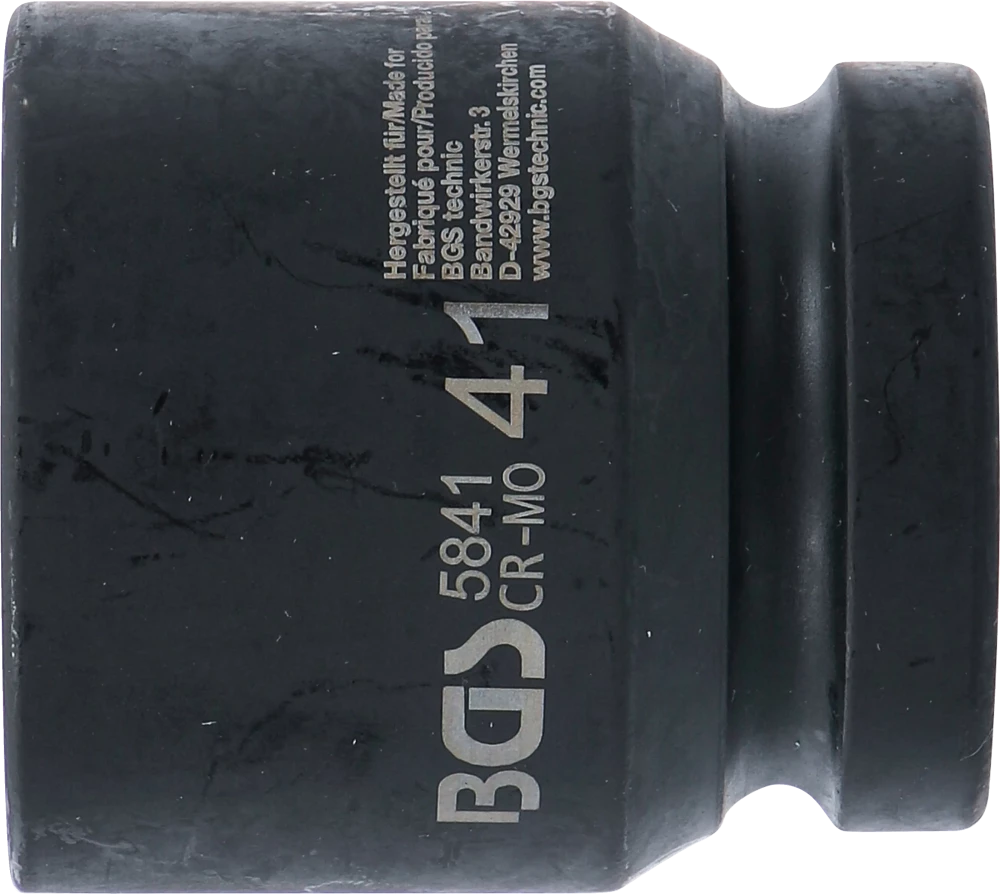 Levegős dugókulcs hatszögletű | 25 mm (1") | 41 mm