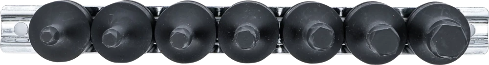 Csavarkiszedő készlet | 12,5 mm (1/2") | hibás belső hatszögletű csavarokhoz 4 - 12 mm | 7 darabos
