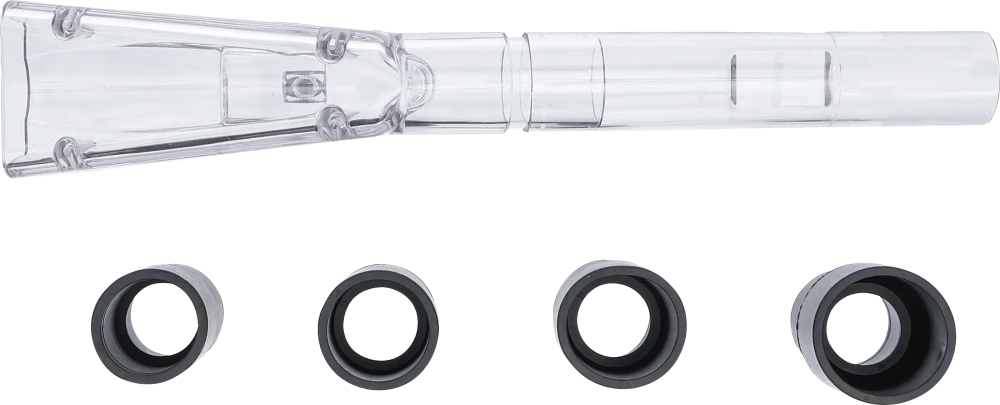 Elszívófeltét sűrített levegős tisztítópisztolyhoz | kicsi | 4 adapterrel | a BGS 70150-hez