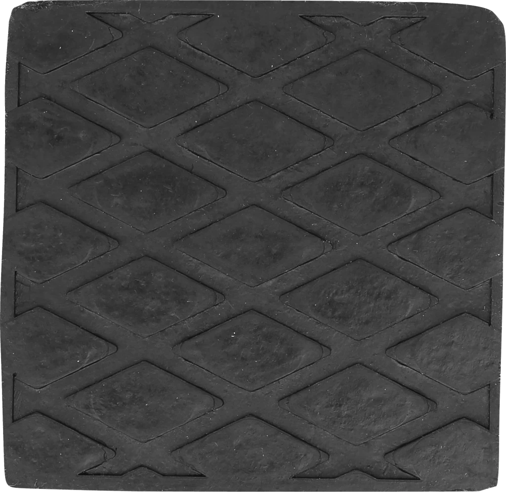 Gumikabát | emelőasztalokhoz | 116,5 x 116,5 x 36,5 mm