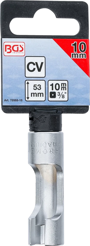 Speciális dugókulcsbetét, hasított | 10 mm (3/8") | 10 mm