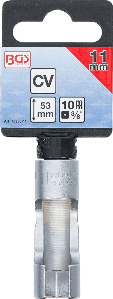 Speciális dugókulcsbetét, hasított | 10 mm (3/8") | 11 mm