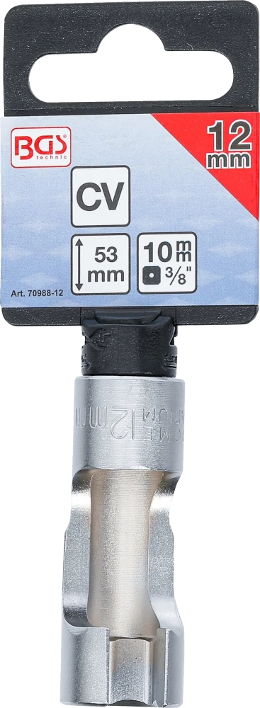 Speciális dugókulcsbetét, hasított | 10 mm (3/8") | 12 mm