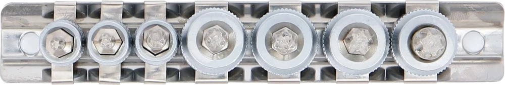 Csavarkiszedő készlet | 6,3 mm (1/4") / 10 mm (3/8") | hibás T-profilhoz (Torx) | T10 - T40 | 7 darabos