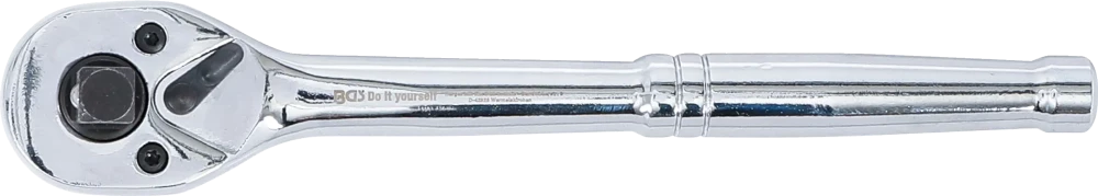 Racsnis kulcs | Tömör acél | finomfogazású | 3-az-1-ben | 6,3 mm (1/4") / 10 mm (3/8") / 12,5 mm (1/2")