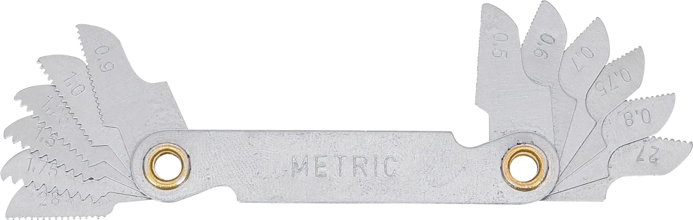 Menetsablon | 12 lap | metrikus 0,5 - 1,75 mm