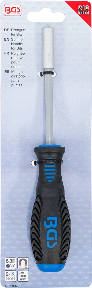 Nyeles hajtószár behajtófejekhez | 6,3 mm (1/4") | 210 mm