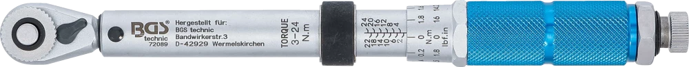 Nyomatékkulcs | 6,3 mm (1/4") | 3 - 24 Nm