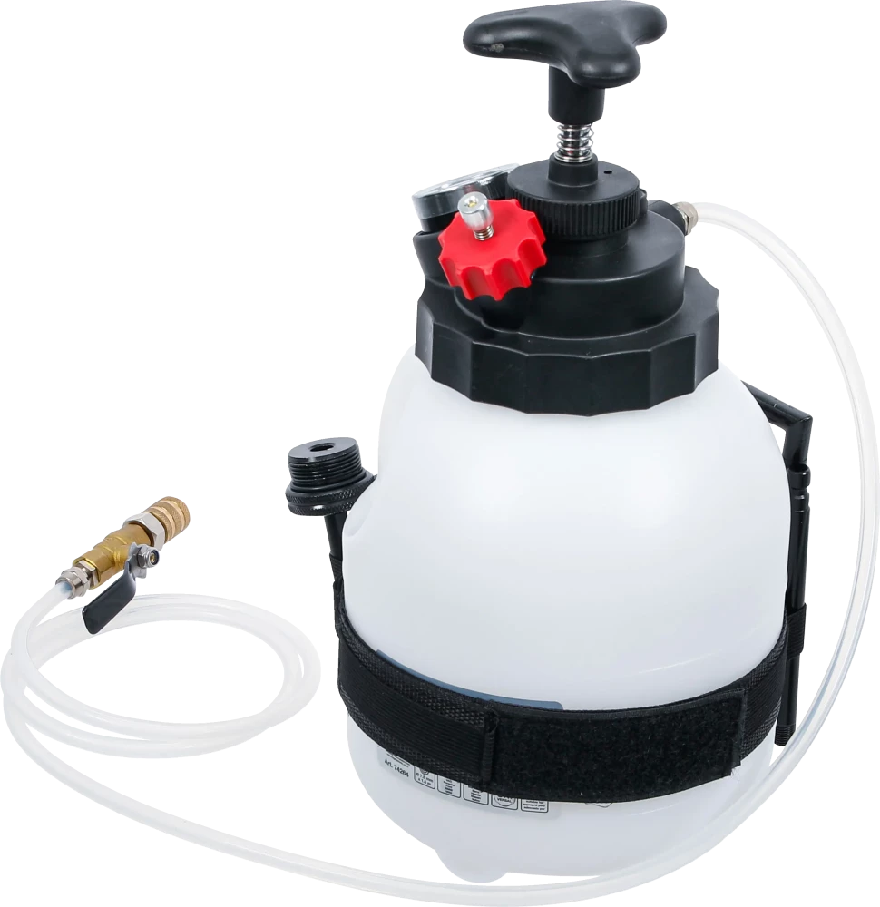 Hajtóműolaj-betöltő készülék kézi pumpával | 12 adapterrel | 3 l