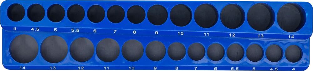Műanyag tartó dugókulcsokhoz | mágneses | 6,3 mm (1/4")