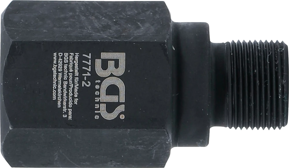 Leszerelő adapter, BGS 7771 | M17 x M20 x 52 mm