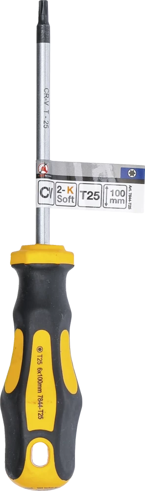 Csavarhúzó | T-profil (Torx) T25 | Pengehossz 100 mm