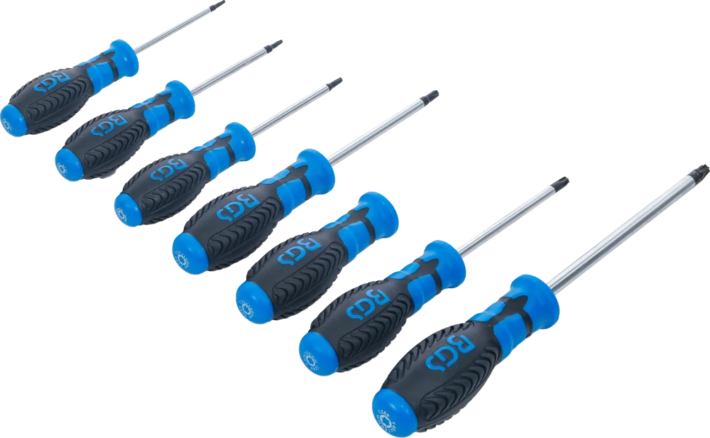 Csavarhúzó készlet | T-profil (Torx) | T10 - T40 | 7 darabos