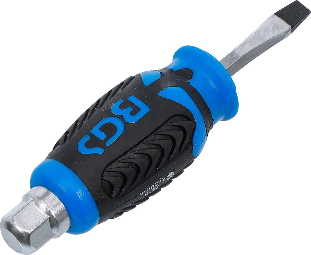 Csavarhúzó | Külső hatszögletű | 6 mm-es hasíték | 38 mm pengehossz