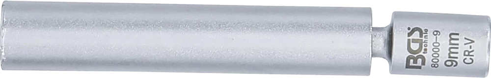 Izzó- és gyújtógyertya csuklóbetét | 6,3 mm (1/4") | 9 mm