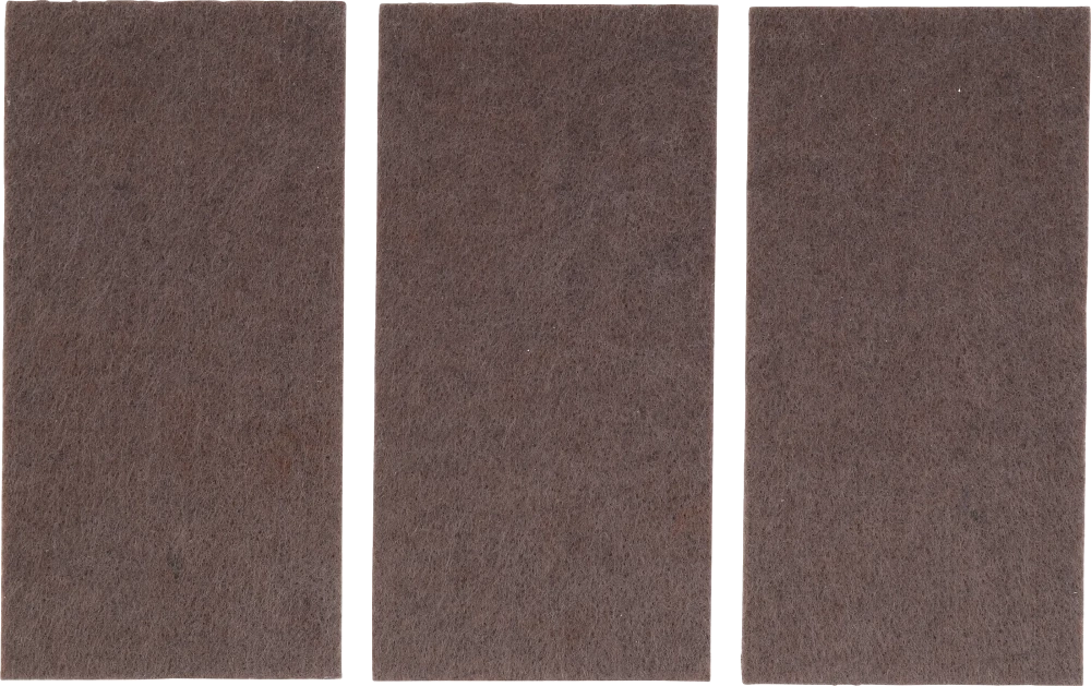 Filc alátét | lapok | barna | 100 x 200 mm | 3 darabos