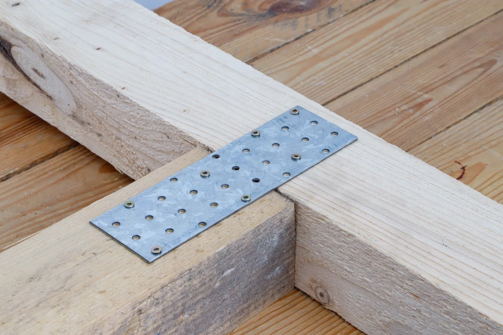 acél perforált lemez készlet | 200 x 60 x 2 mm | 4 darabos