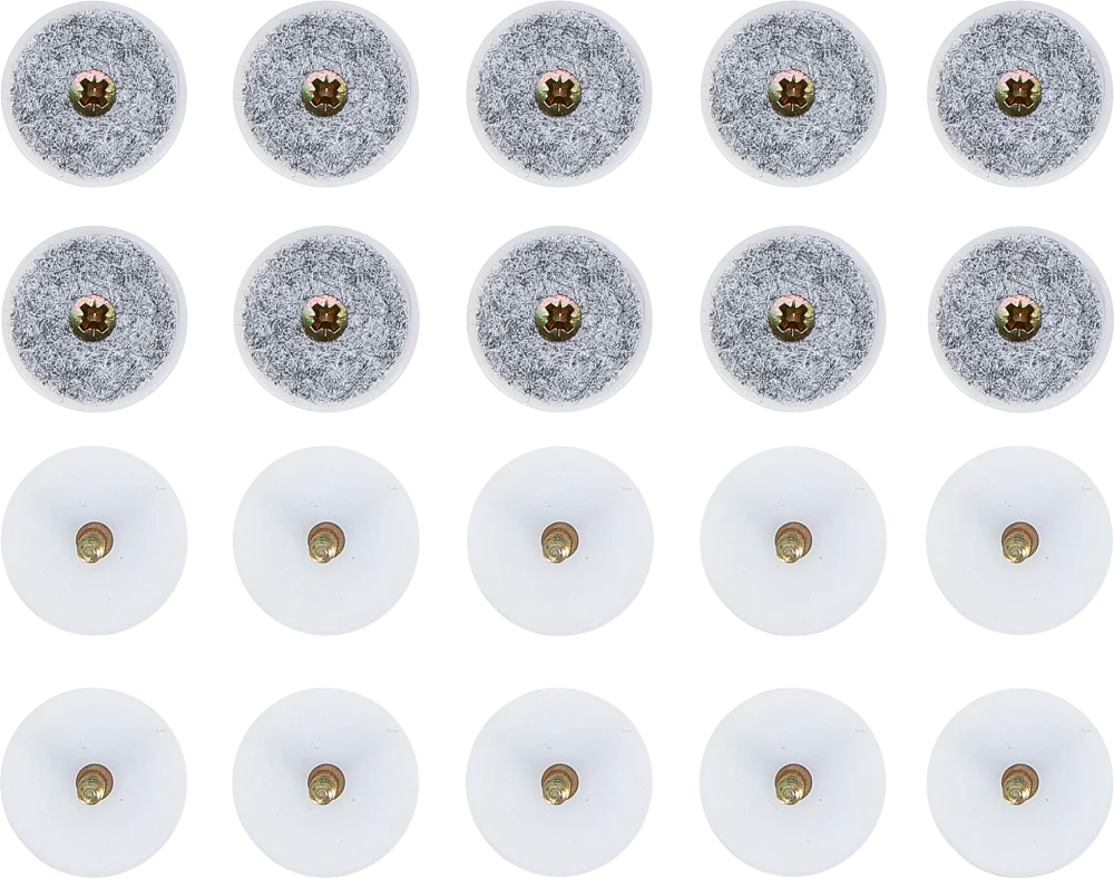 Filc alátét | csavarokkal | Ø 24 mm | 20 darabos