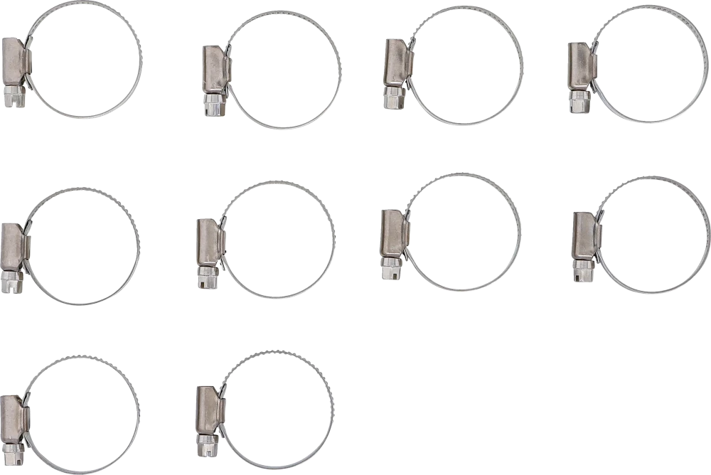 Tömlőbilincs | INOX | 25 x 40 mm | 10 darabos