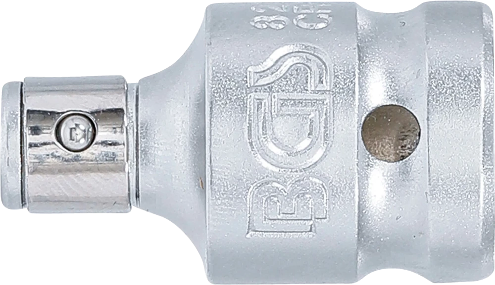 Golyós behajtófej-adapter | Belső négyszögletű kulcsnyílású elem 12,5 mm (1/2") | Belső hatszögletű 6,3 mm (1/4")