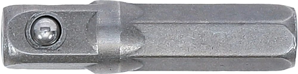 Behajtófej-racsni adapter | Külső hatszögletű 6,3 mm (1/4") - 6,3 mm (1/4") | 30 mm