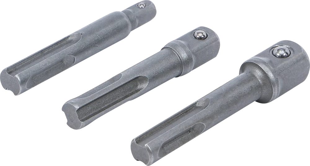 Adapterkészlet | SDS - 6,3 mm (1/4"), 10 mm (3/8"), 12,5 mm (1/2") | 3 darabos